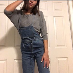 Forever 21 denim overalls
